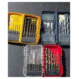 3 drill bits sets.
