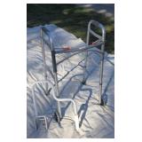 Walker and bathtub grab bar