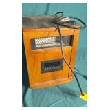 Electric heater with remote
