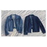 Two jean jackets XL