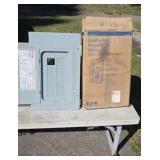 New in the box hundred amp breaker box with