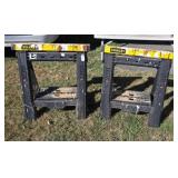 Stanley folding plastic sawhorses