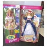1994 Polly Pocket and 1994 Colonial Barbie