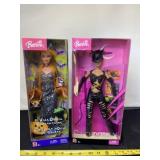 Haloween 2003 and 2004 Cat Woman  Barbie Dolls In