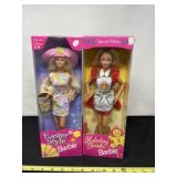 1997 Easter Style and Holiday Treats Barbies