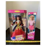 1995 Pretty Hearts and 1996 Patriot Barbie