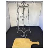 Hanging Wine Rack and Cutting Board