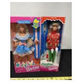 1995 Caroling Fun and 1994 Party Time Barbies