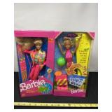 1981 Barbie Ski Fun and 1997 Flip N Dive Barbie