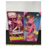 1996 Workin Out and Super Gymnast Barbies