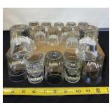 20 Heavy Bottom Shot Glasses