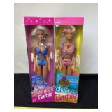 1992 & 1995 Barbie Sparkle Beach and Glitter