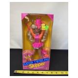 Baton Whirling Skipper Barbie With Original Box.