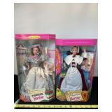 1995 Pioneer Barbie and 1994 Pilgrim Barbie