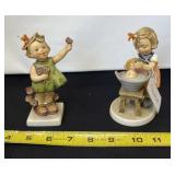 Goebel Spring Cheer and Doll Bath Figurines