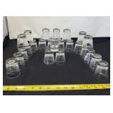 24 Heavy Bottom Shot Glasses
