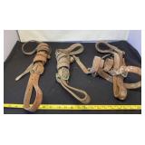 Leather and Chain Horse Hobble Straps