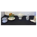 Homer Laughlin Lidded Dish, China Creamer,