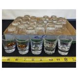 28 Advertising and Plain Shot Glasses
