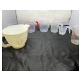 Tupperware With Other Measuring Cups