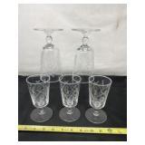 5 Rock Sharpe Juice Glasses