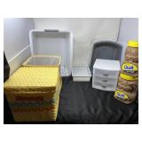 Yellow Storage Baskets With Lids With All Baskets