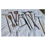 Shovels Rakes Pruning Saw