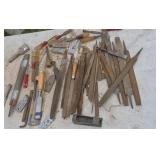 Wood Chisels, Files, Razor, Scrapers