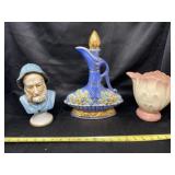 Regal China Decanter, Vase and Ceramic Sea
