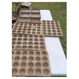 Old Heavy Metal Bakers Trays