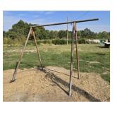 Metal A-Frame Swing Set Frame 6ft 10x 7ft