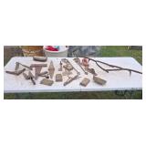 Old Barn Items, Curtain Tie Backs, Old Barn Hinges