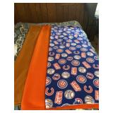 Cubs, Orange and Brown Blankets