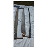Three Old Two Man Crosscut Saws