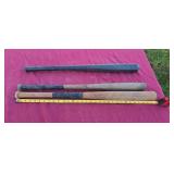 Sears Wooden Baseball Bat, Wooden Bat, Plastic