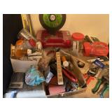 New Snips, Sandpaper and All On Table