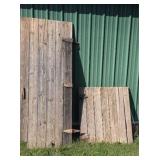 Two Old Rustic Barn Doors