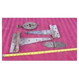 Vintage Metal T-Hinge ,Stove Pipe Damper