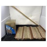 2 Seat Covers, Yard Stick and Rug