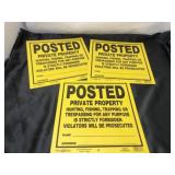 3 Private Property Signs