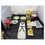 Strainer, To Go Cups and All in Booth.