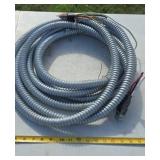 Coiled Roll of Flexible Metal Conduit Wire