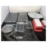 Anchor Hocking and Pyrex Dishes With Aluminum