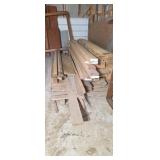 Large Stack of Rough Oak Lumber