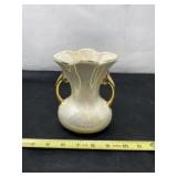 Pearl China Company 22 Kt Gold Lusterware Vase