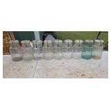 Ball Fruit Jars with Glass Top Lids