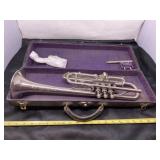 Silver Plated Trumpet With Hard Case