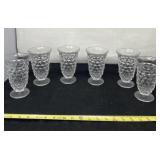6 Fostoria  American Clear Footed Iced Tea