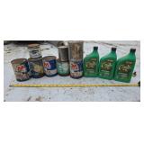 Vintage Oil Cans New Oil