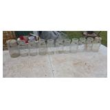Ball Fruit Jars with Glass Top Lids